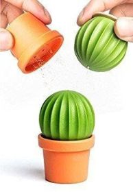 Novelty Salt and Pepper Shakers Cactus Salt and Pepper Shaker in One Great Decorative and Practical Accessory for Kitchen Dining Room Cool to Sal